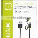 2 in 1 Charge and Sync Cable With High Quality thumbnail-2