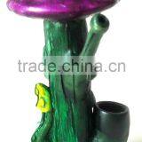 Resin Peruvian Smoking Pipe - Frog & Mushroom thumbnail-4