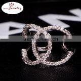 925 Pure Silver Ring With Platinum Plated Ring for Women Fits in European Style thumbnail-1