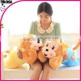 Custom Stuffed and Soft Monkey Plush Toys Pillow