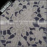 Grey Design for Order Nylon Cotton Knitting for Arab Caloco Ladies Dress Burn-out Fabric thumbnail-3