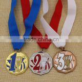 Factory supply metal math medal with ribbon