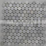 Bianco Carrara White Marble Mosaic Tile thumbnail-2