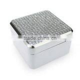 PVC Window Tin Box OEM Square Tin Gift Box Custom Tin Box With Window thumbnail-2