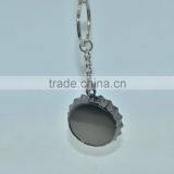Modern Design Bottle Cap Shape Keychain Bottle Opener thumbnail-4