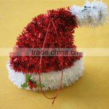 3D 13X10X5 PET Classic Santa Hat Christmas Hanging Decoration thumbnail-1