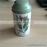 Old Fashion Metal Tea Tin Italy Style Fancy Tin Box for Coffee or Tin
