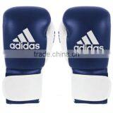 Glory Professional Hook and Loop Boxing Gloves - Blue/White