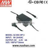 Mean Well Adaptor With Charger 16.8 ~ 30W AC-DC Power ac dc Switch Mode Power Supplies