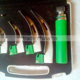 Disposable Laryngoscope Blades set with laryngoscope handle