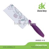 Promotion coated flowers on blade Non-stick Cheap knife