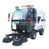 Large road sweeper, dust collector with water spray/CE approved factory sweeper car/airport cleaning machine