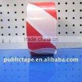 Red White PE Warning Barrier Tape Without Glue