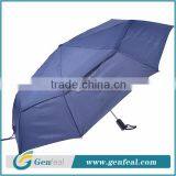 8k Fiberglass Ribs Windproof Fold Advertising Umbrella With Custom Logo Print thumbnail-1