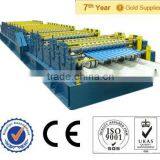 Good Quality Double Layer 1024 Width Roof Tile Panel Cold Roll Forming Machine With ce Certification