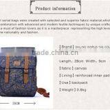 Large Capacity Unisex Handmade Canvas Laptop Bag & Backpack thumbnail-5