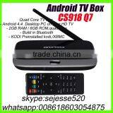 2015 NEW Arrival CS918 tv Box Android tv Box WIFI Bluetooth Google Quad Core RK3188 CS918 2G 16G