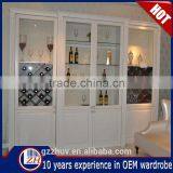Wine Display Cabinet Oak Wine Cabinet thumbnail-3