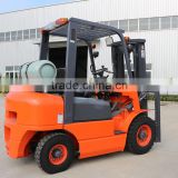 2.5 ton LPG gasoline forklift with side shift with 3 stage 4.3m full free mast