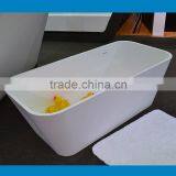 Indoor Square Freestanding Cheap Acrylic Bathtub 170 cm thumbnail-4