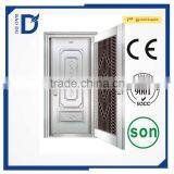 2016 New Type Hot Sale Security Steel Door Main Gate Design for Soundproof Stainless Steel Door thumbnail-4