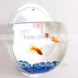 OEM and ODM Clear Acrylic Round Shape Wall Mounted Fish Tank Promotion