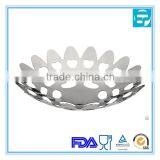 Round Creative Stainless Steel fruit colander