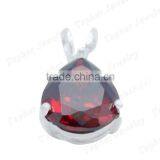 Fashion Good Quality Ziron Products CZ Main Stone Pendant Silver Jewelry thumbnail-2