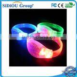 Led Flashing Bracelet Promotional Led Silicone Bracelet