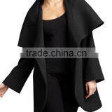OEM Wholesale Hi-end Fall Winter New Pant Coat Design Woman's Wool Coat thumbnail-3