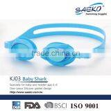 Baby Shark - Non-toxic Gasket Seal Waterproof Junior Children Kids Swimming Goggles