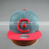 Custom 100% Cotton Twill 6-panel Hats Snapback Cap With 3D Embroidery thumbnail-2