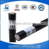 5cores Cable 5x6mm2 Copper Core Xlpe Insulated Pvc Jackted Electrical Power Cable thumbnail-5