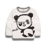 100% Organic Cotton Kids Long Sleeve Tshirt Wholesale Custom t Shirt for Children Long t Shirt Loose thumbnail-3