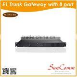SC-5001-8E1 NEW Design Support H.323/SIP Protocol Digital Trunk Gateway With 8portE1 thumbnail-1
