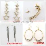 High Quality Prismatic Shape Crystal Rinestone Earring thumbnail-4