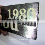 Embossed Logo Leather Label for Jeans thumbnail-6