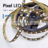 Digital DMX512 White PCB Addressable Rgb Dream Color LED Strip Light With Connector 12v /5v
