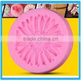 Online Shopping New Fashion Sunflowers Turn Sugar Silicone Embossing Mold thumbnail-1