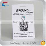 Custom Wholesale Free Printable Plastic PVC RFID ID Card Hotel Luggage Tags thumbnail-2