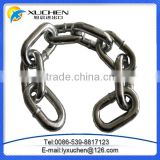 Straight welded Din763 Din764 Din766 steel Link Chain