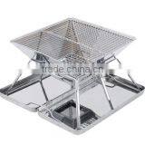 Deluxe Stainless Steel Folding Bbq Grills thumbnail-1
