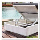 Audu New York Garden Outdoor Rattan Lounger thumbnail-4
