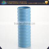 YSv0135-01 Blue Tall Ceramic Vase thumbnail-1