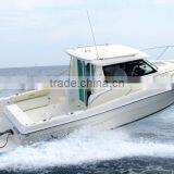 9m CE Approved Fishing Cabin Boat, Fiberglass Cabin Boat thumbnail-1