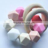 Wooden Teether Silicone Teether Sensory Toy thumbnail-4