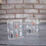 Clear Resin Block Timer Creative Mini 1minute Count Down Timer thumbnail-1