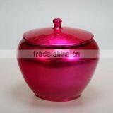 High Quality Best Selling Eco Friendly New Collection Medium Bamboo Jar in Lacquerware From Vietnam thumbnail-1
