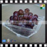 2017 Acrylic Food Tray Fruit Tray Plastic Food Tray Made in China thumbnail-2