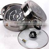 Stainnless Steel 18/8 Steamer Pot With Mirror Polish & Two-double Layer thumbnail-3